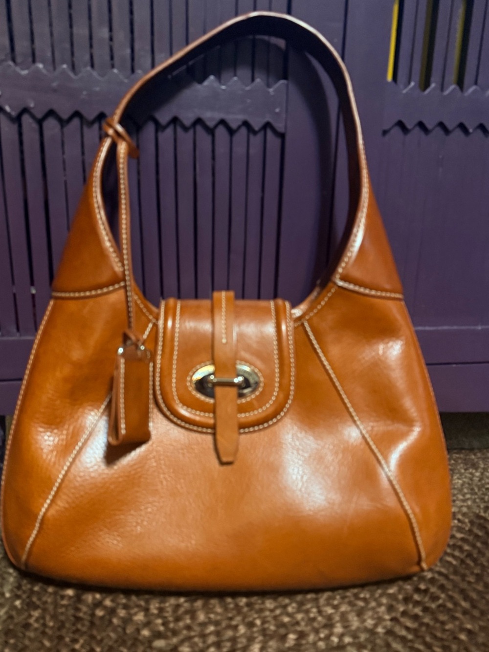 Dooney & Bourke Florentine Toscana Front Stitch Hobo- Limited Edition